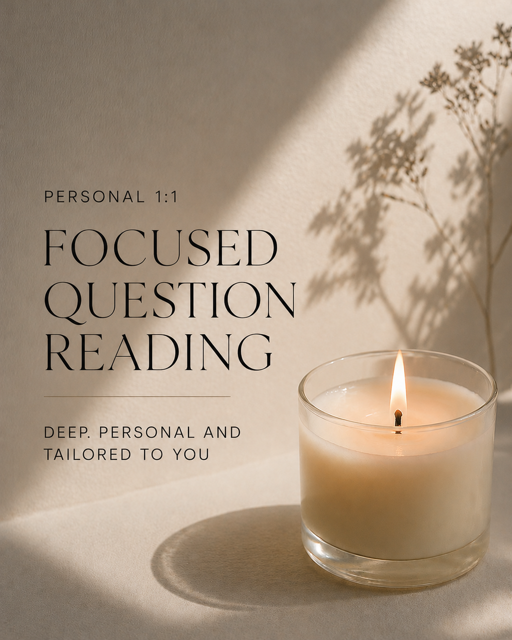 Personal 1:1 Psychic Focused Question Reading